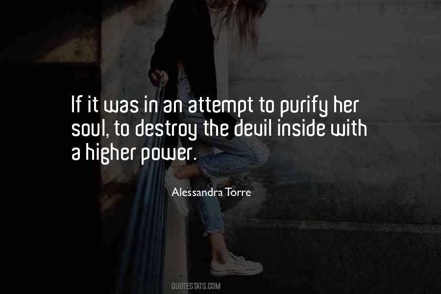Devil Inside You Quotes #1034415
