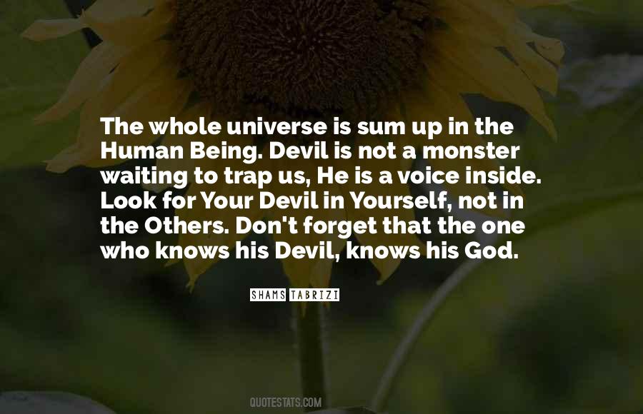 Devil Inside You Quotes #1104927