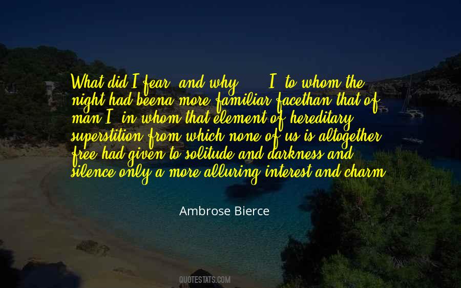 Night Solitude Quotes #1289653