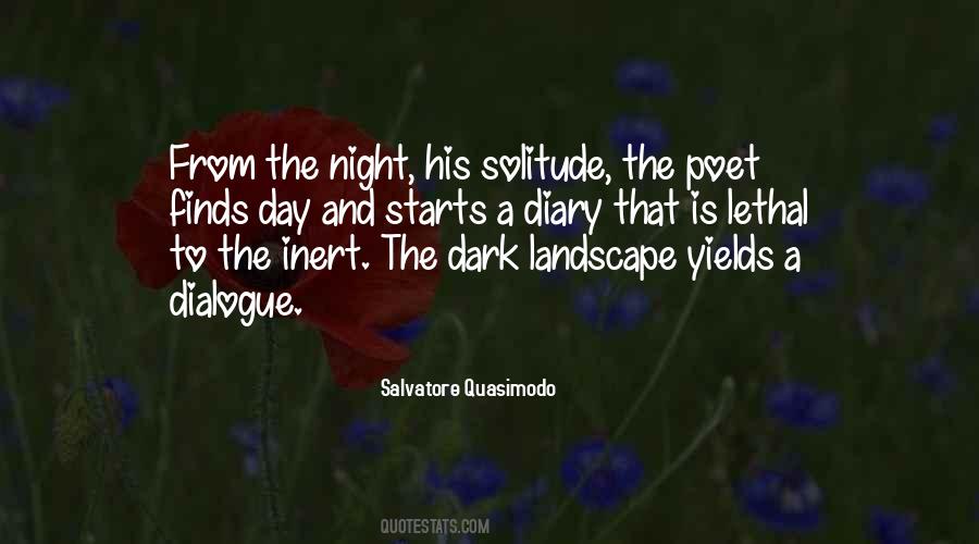 Night Solitude Quotes #670676