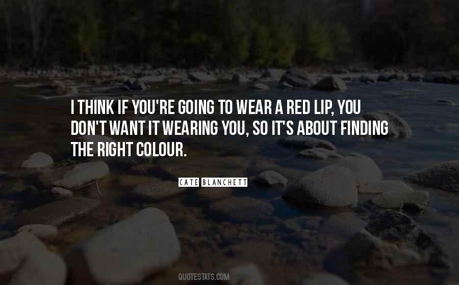 About Red Quotes #639591