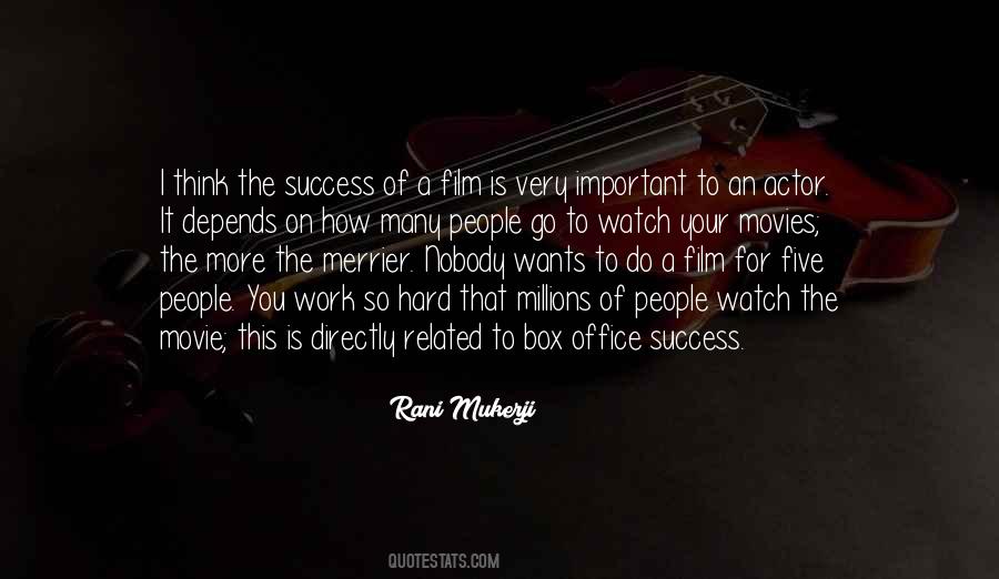Your Success Depends On You Quotes #1295356