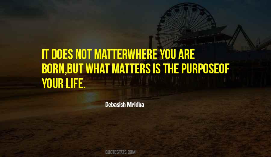 Happiness Is What Matters Quotes #289284