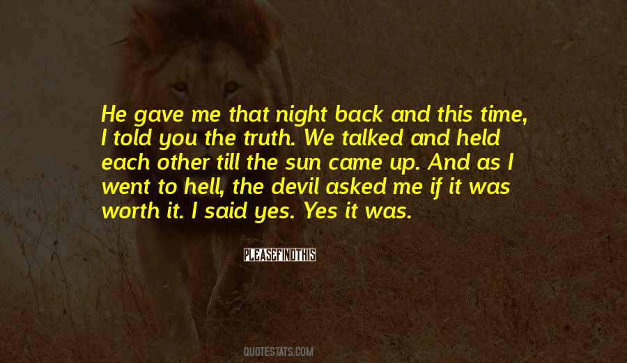 Devil's Night Quotes #366896