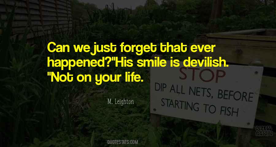 Devilish Smile Quotes #121788
