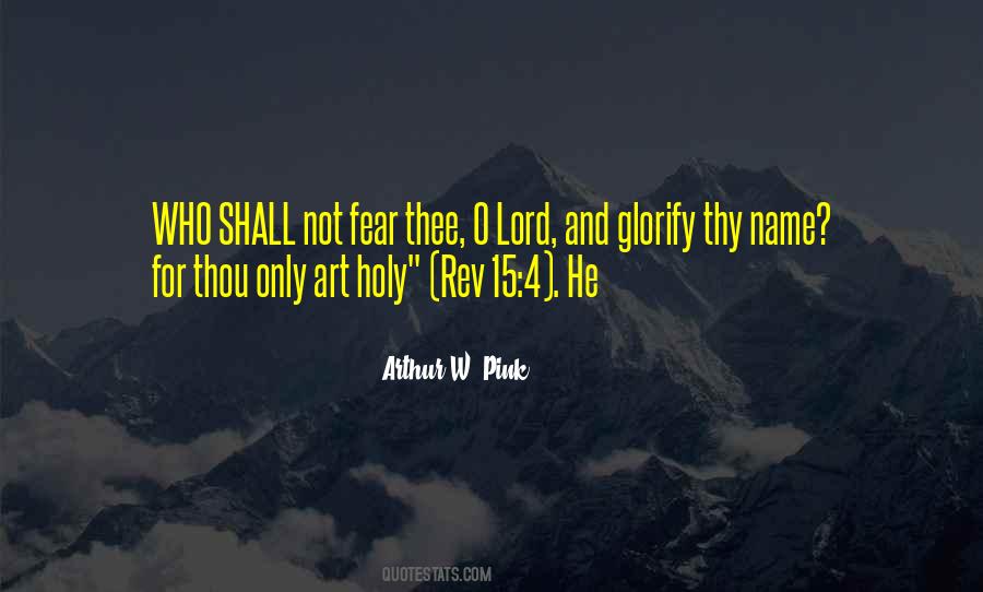 Holy Name Quotes #1738115