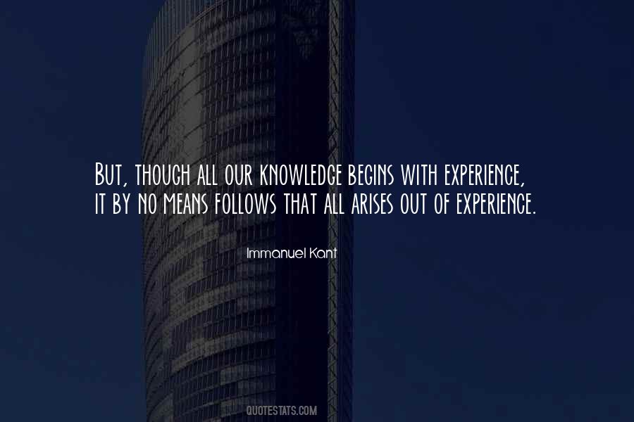 Knowledge Without Experience Quotes #116571