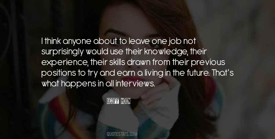 Knowledge Without Experience Quotes #164785