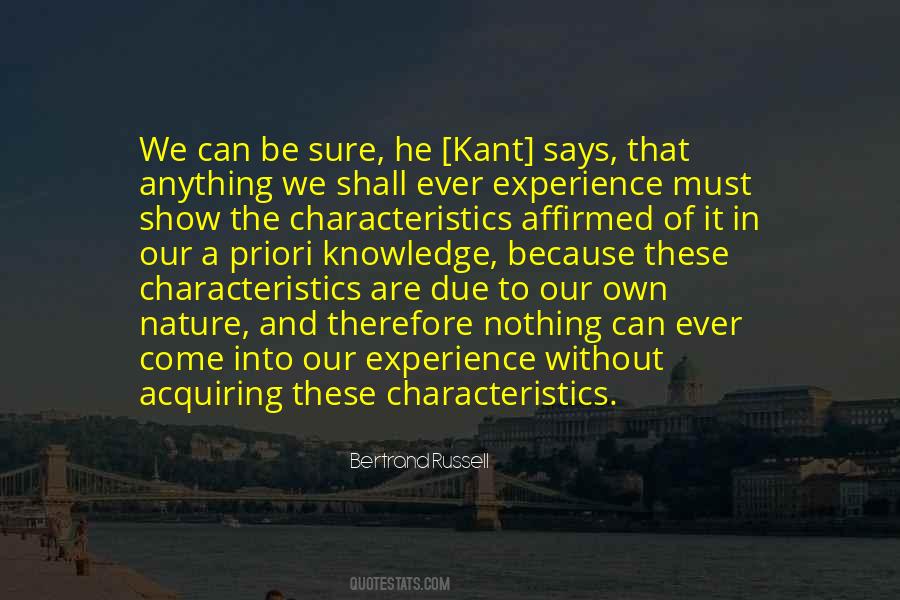 Knowledge Without Experience Quotes #824358