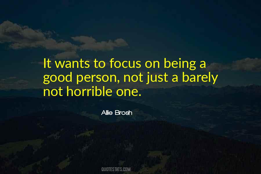 Not Just One Person Quotes #491109