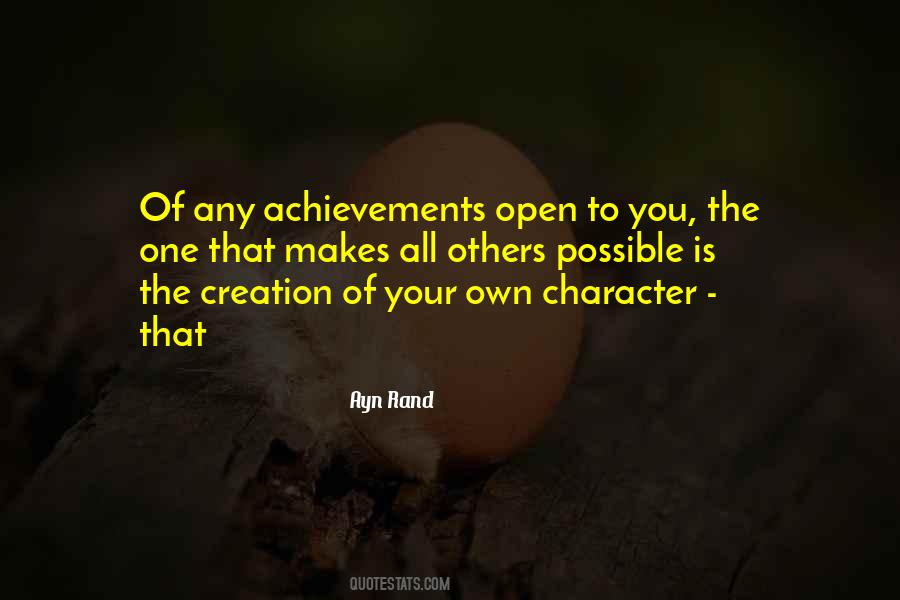 Character Creation Quotes #1783385