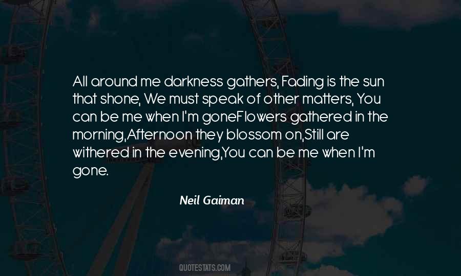 Morning Darkness Quotes #1509444