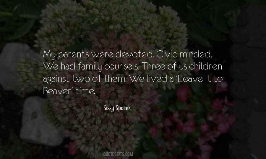 Devoted Parents Quotes #23310