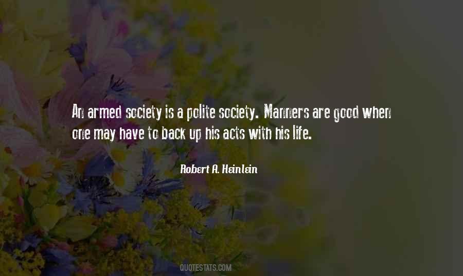 A Polite Society Quotes #650595