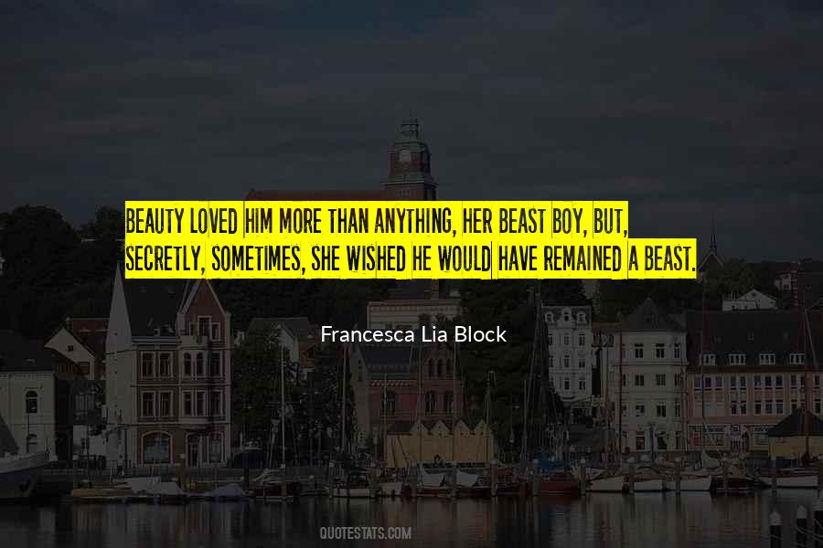 She Loved A Boy Quotes #1737977