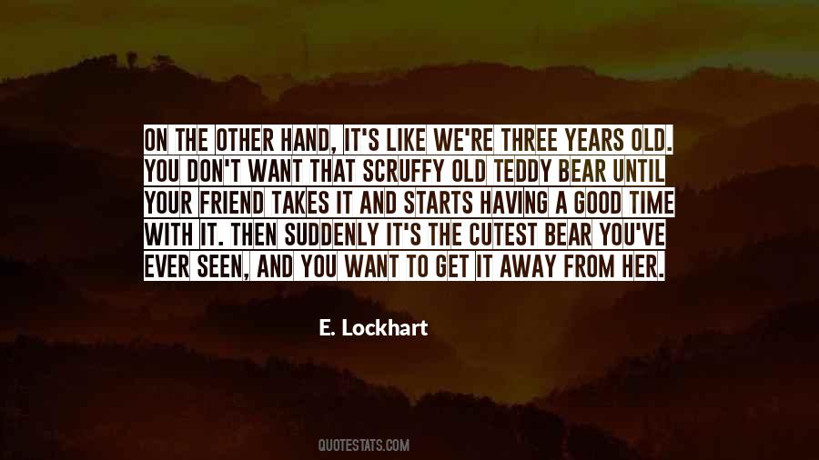 Teddy With Quotes #1725681