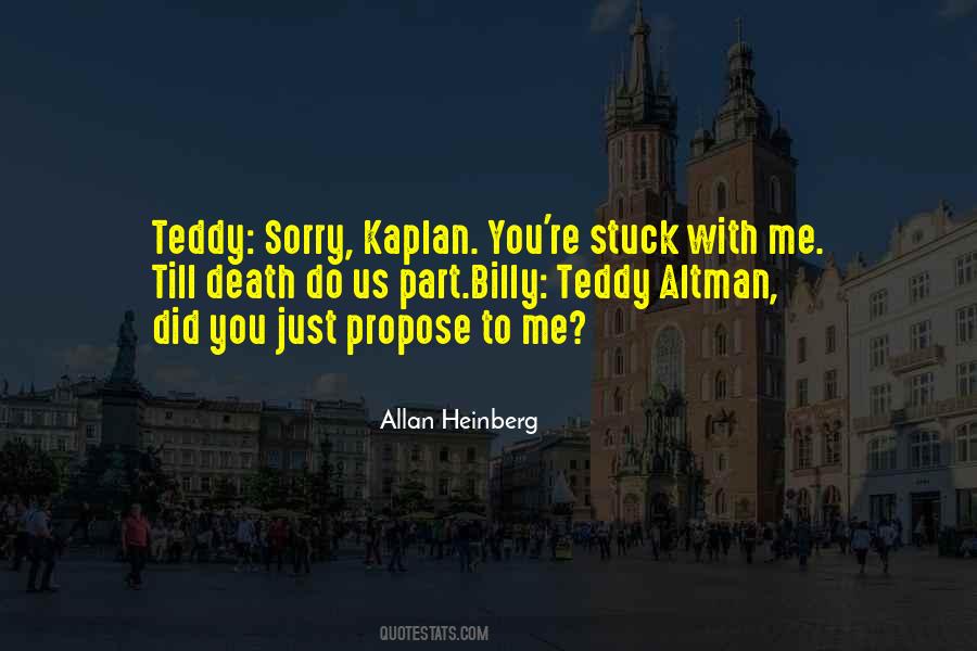 Teddy With Quotes #1758598