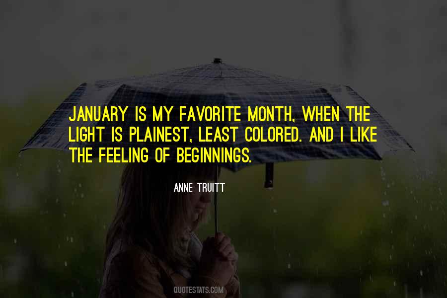 Quotes About January Month #777895