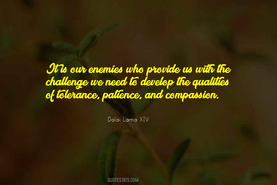 Patience And Compassion Quotes #1289478
