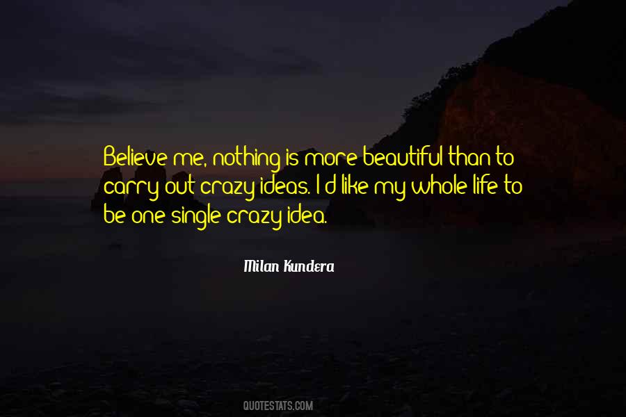 Beautiful Crazy Life Quotes #1531775