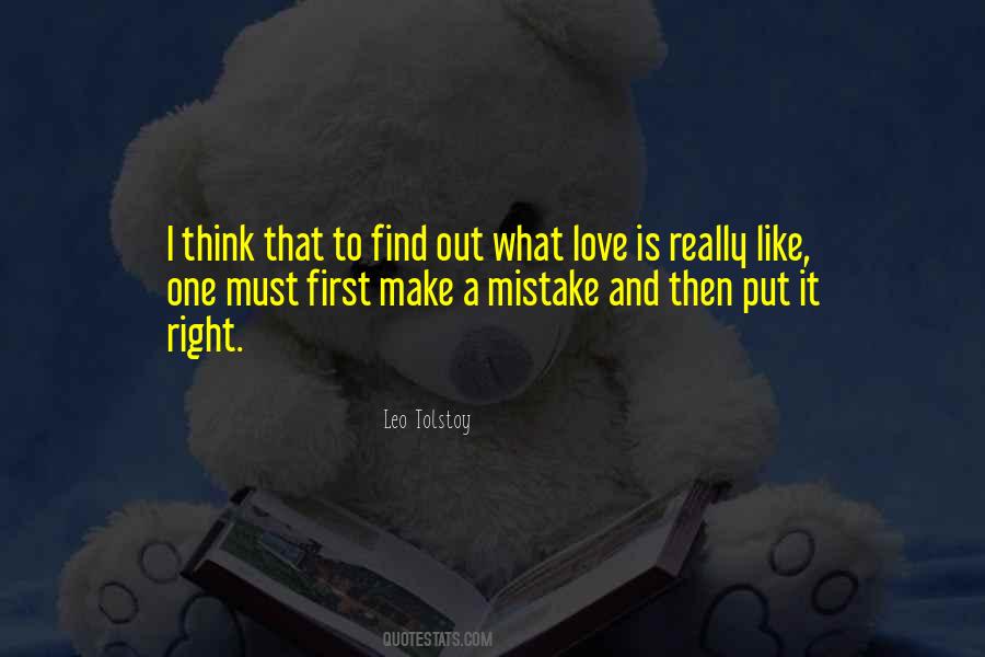 Love Is A Mistake Quotes #1579096