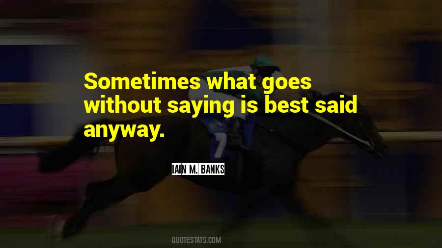 Said Best Quotes #810473