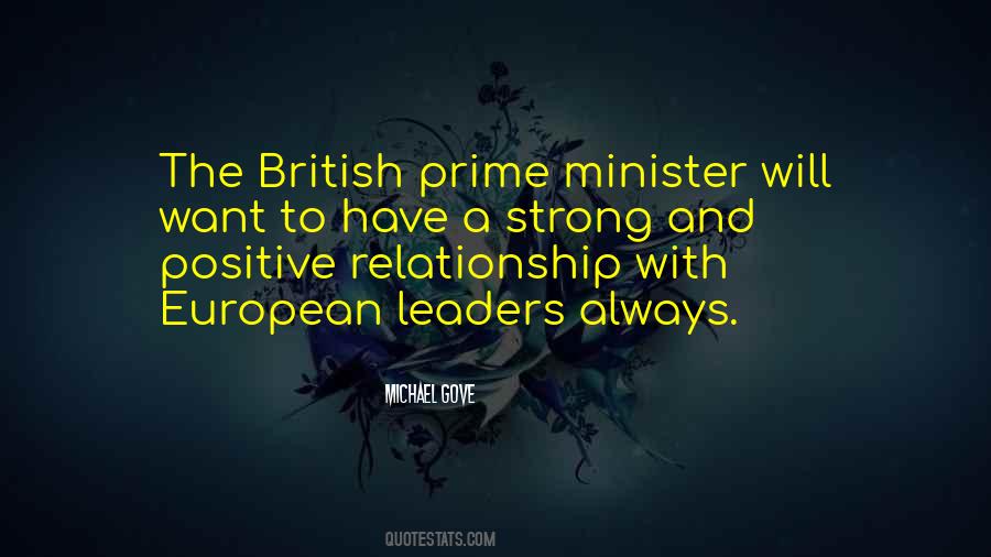 Best Prime Minister Quotes #161667