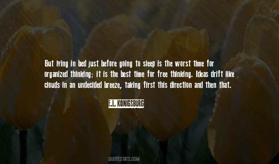 Thinking Of You Before I Go To Sleep Quotes #1077218