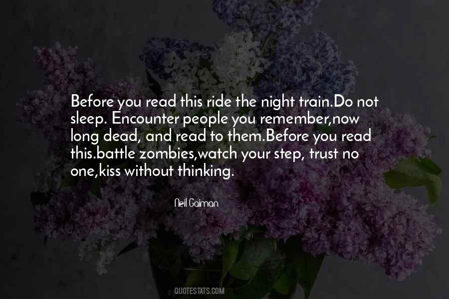 Thinking Of You Before I Go To Sleep Quotes #1547892