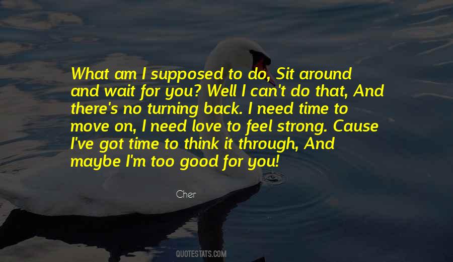 I M Too Good For You Quotes #1863905