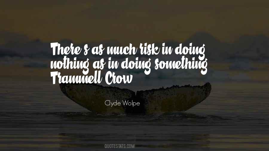 Something Doing Nothing Quotes #1439349