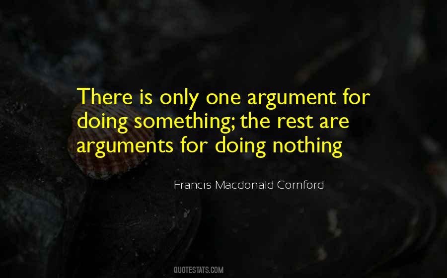 Something Doing Nothing Quotes #1668220