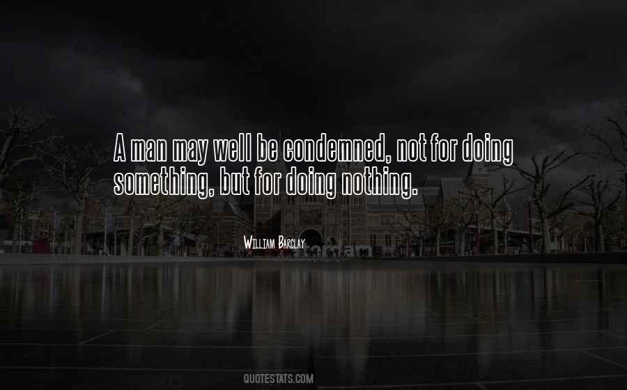 Something Doing Nothing Quotes #475