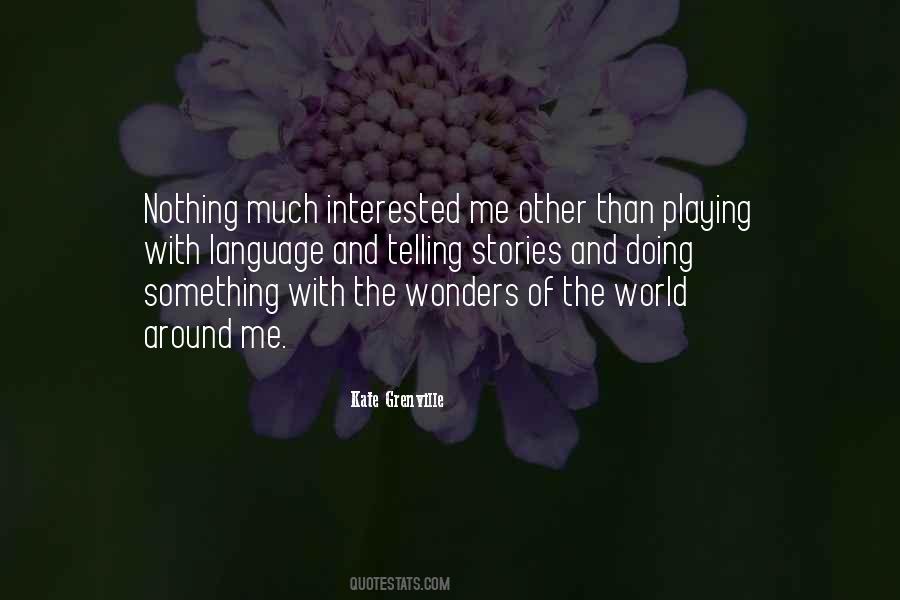 Something Doing Nothing Quotes #873957