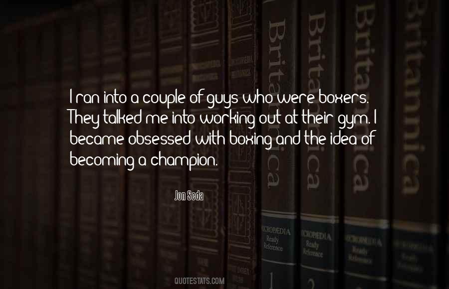 Boxing Gym Quotes #1137268