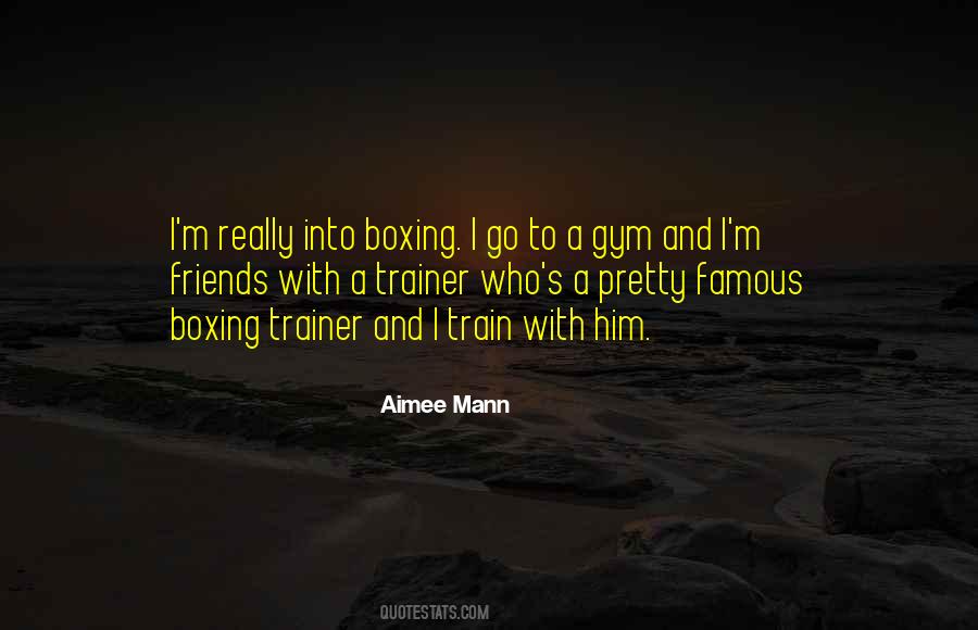 Boxing Gym Quotes #305859