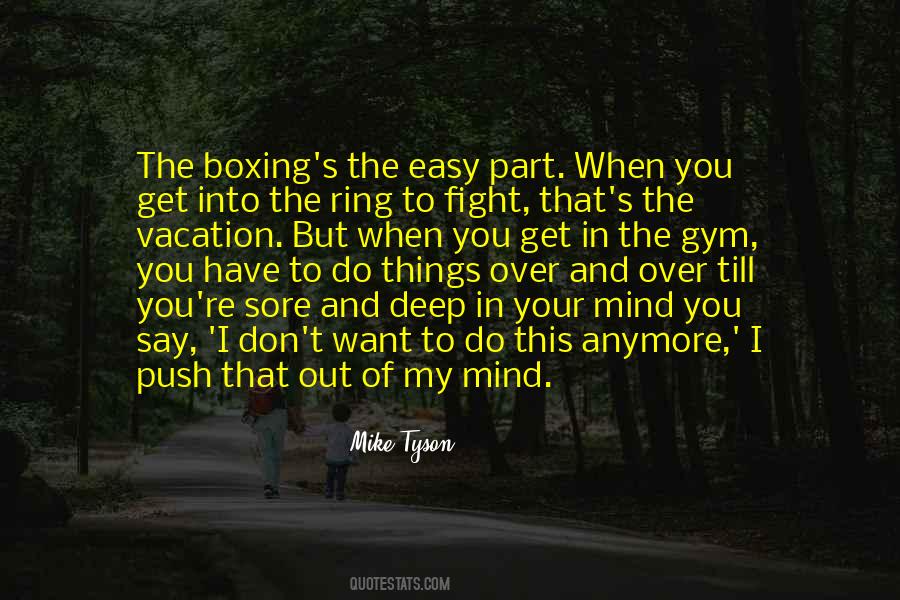 Boxing Gym Quotes #763947