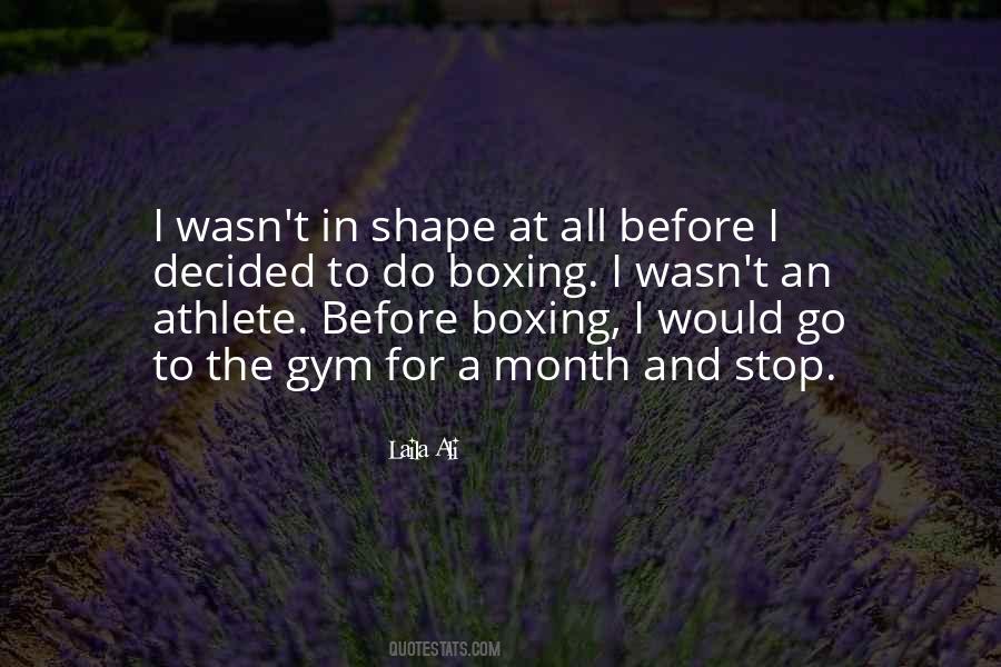 Boxing Gym Quotes #802244