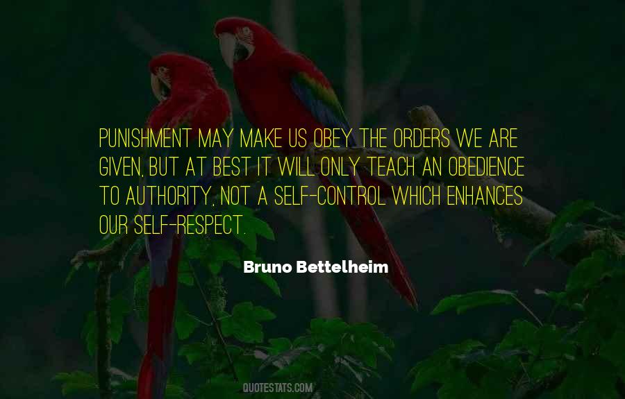 Respect To Self Quotes #1804690