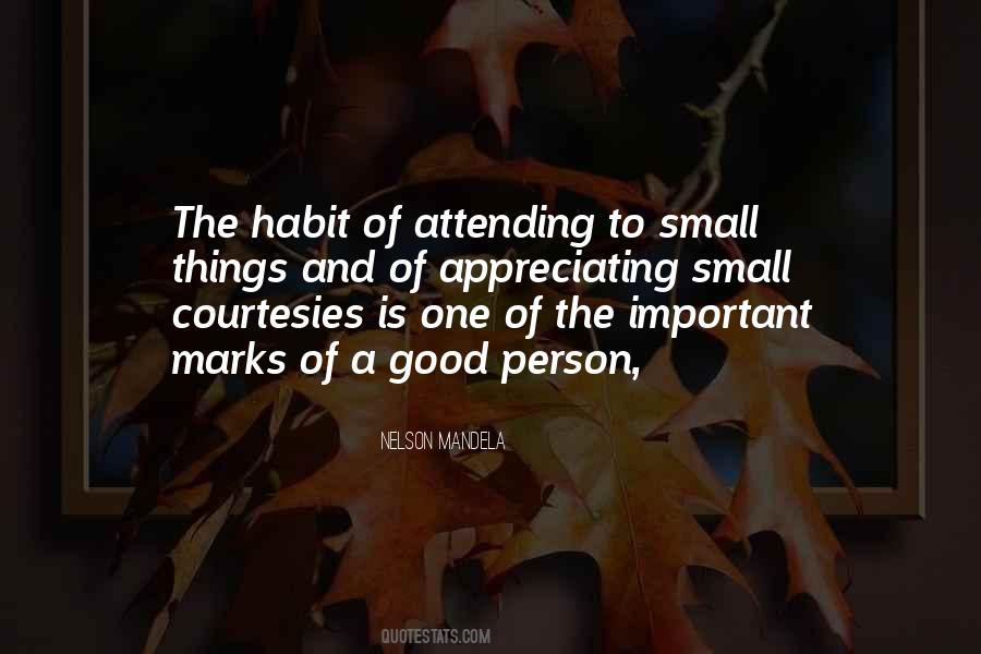 Small Habit Quotes #1775299