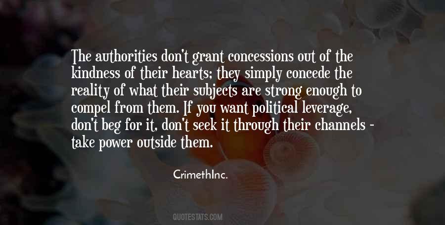 Enough Politics Quotes #486297