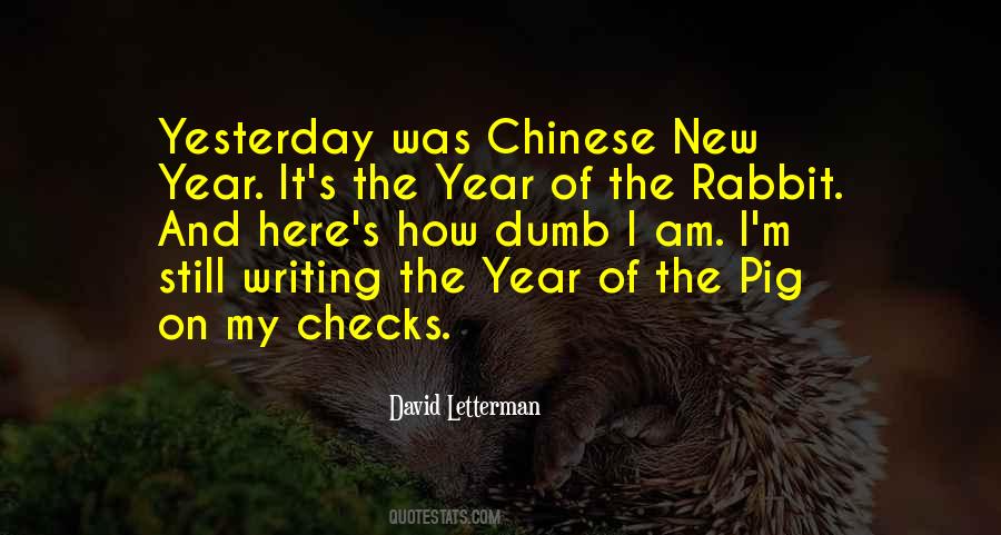 Year Of The Rabbit Quotes #505603