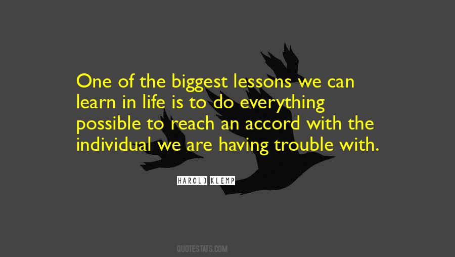 Learn Lessons In Life Quotes #1792197
