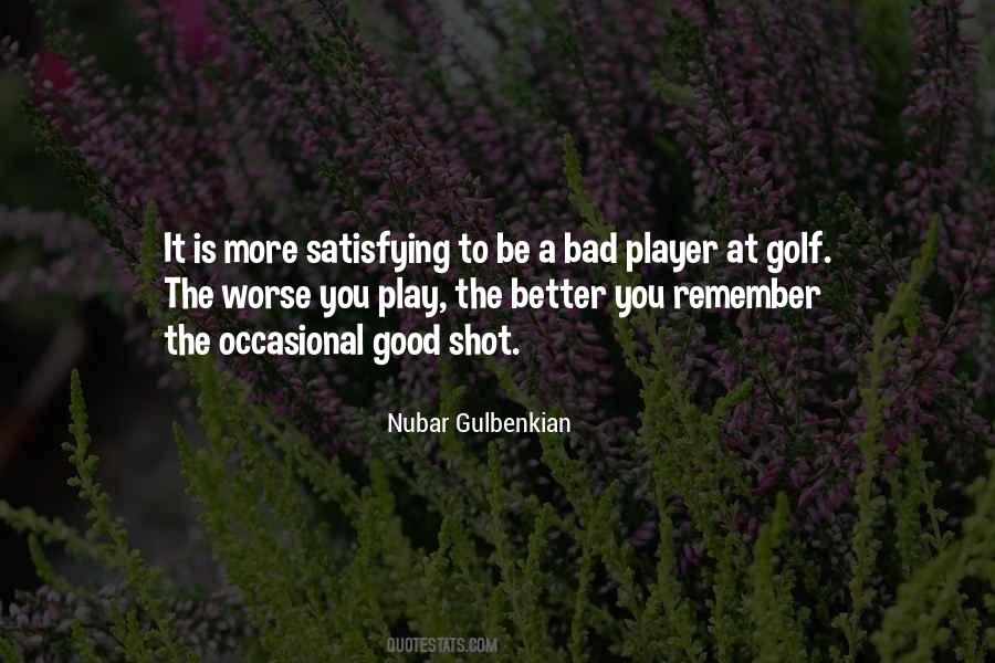 Golf Player Quotes #1287357