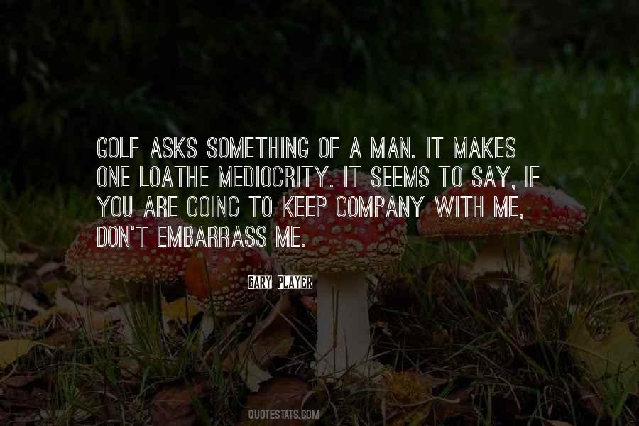 Golf Player Quotes #1341001