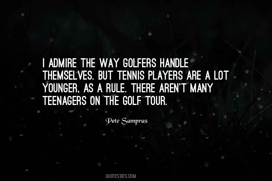 Golf Player Quotes #1804231