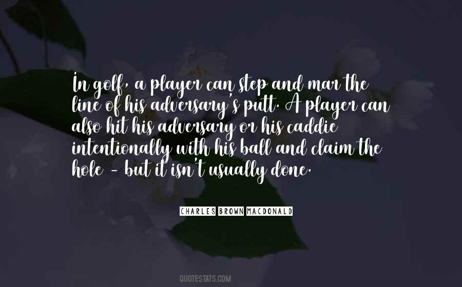 Golf Player Quotes #757609