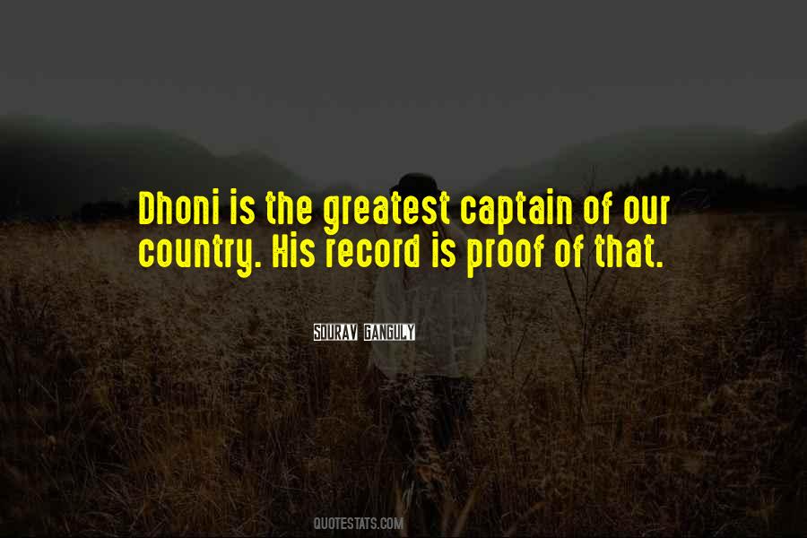 Dhoni's Quotes #100759