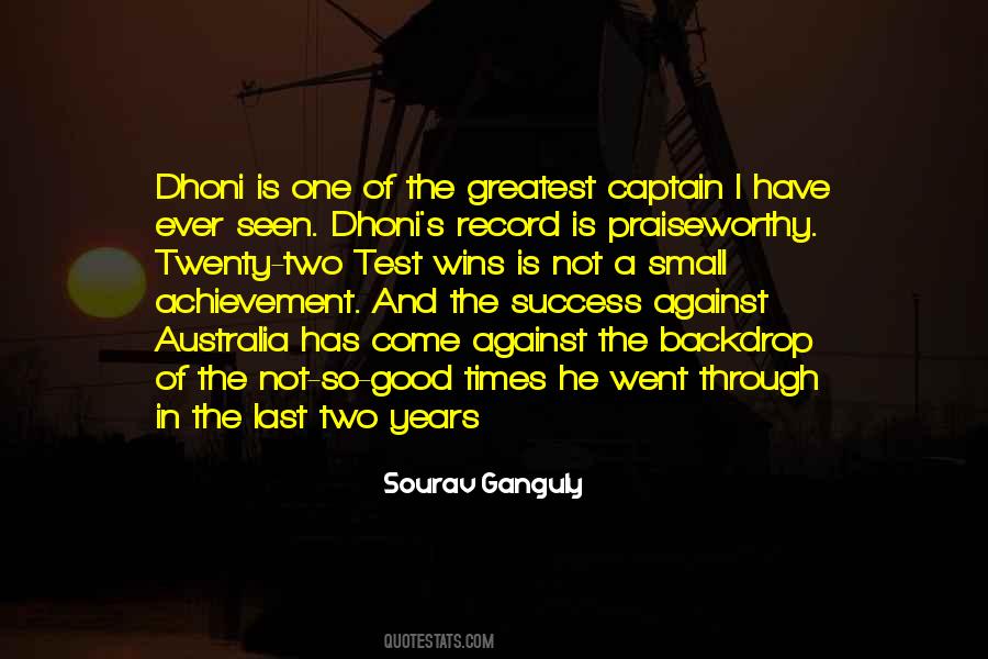 Dhoni's Quotes #1413555