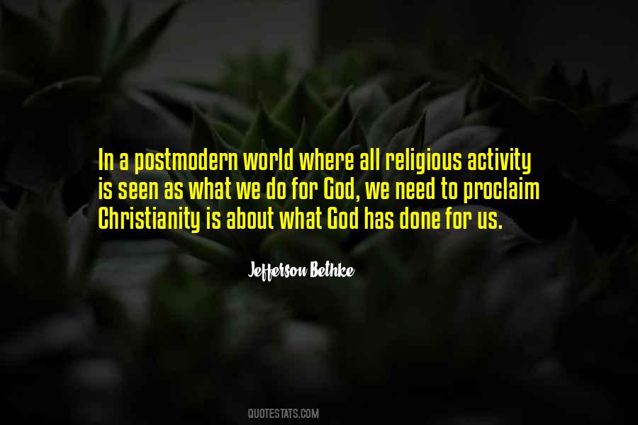 Quotes About What God Has Done For Us #1400312